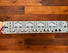 Universal Audio 4-710d 4-Ch Mic Preamp Silver XLR Rackmount Compressor
