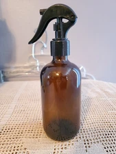 New Grove Co Amber  Color Room Spray Glass Bottle 8 Fl Oz Capacity