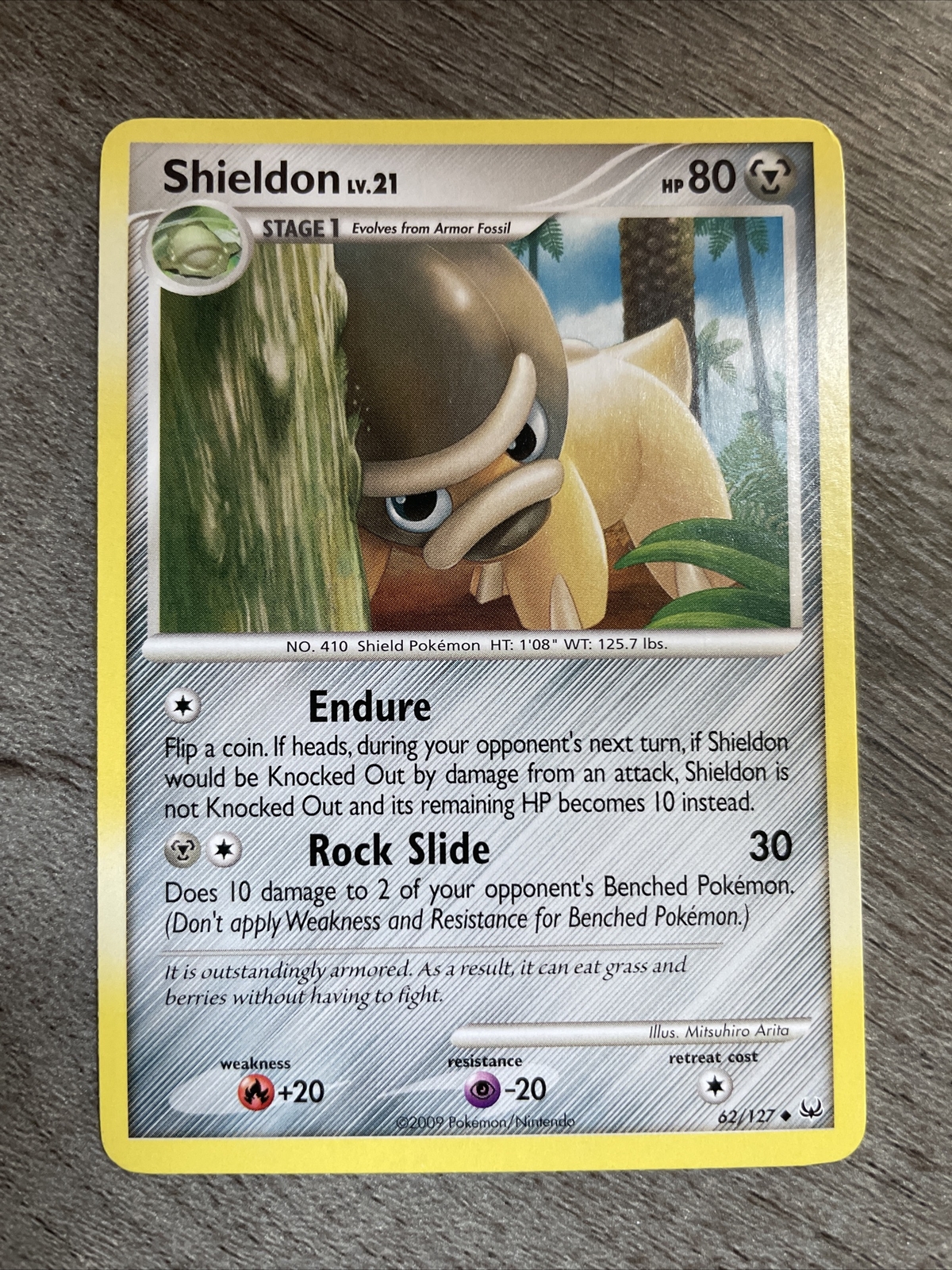 Pokémon TCG Shieldon Platinum 62 Regular Uncommon Near Mint