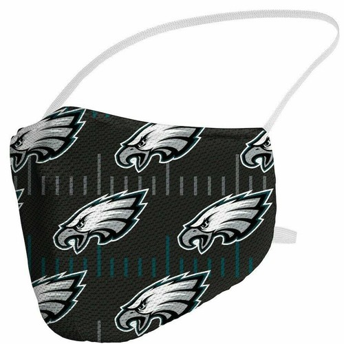 New Philadelphia Eagles Fanatics Branded Adult Variety Face Mask Covering 4-Pack - Picture 4 of 6
