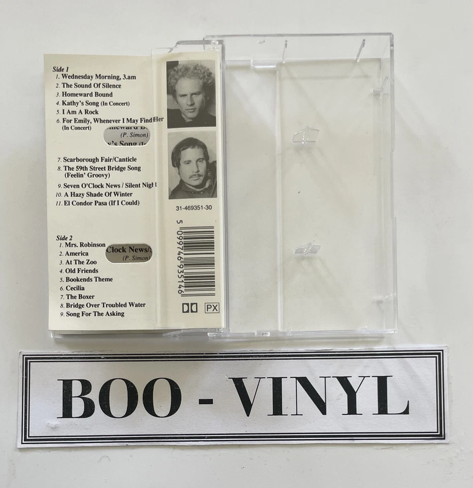 Simon & Garfunkel – The Definitive - Cassette Tape Album -paper labels Ex / Ex Foto 3 de 4