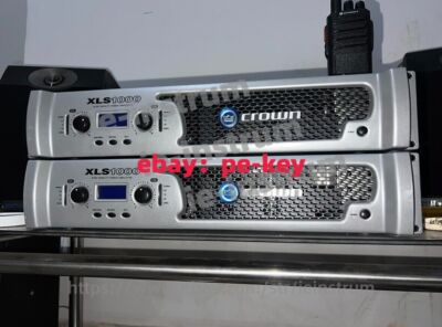USED 1PCS Crown XLS 1000 Two-Channel Professional High-Density Power Amplifier.