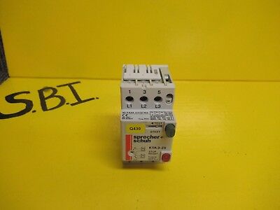 KTA3-25 KTA325 Sprecher Schuh manual motor starter Used and Tested