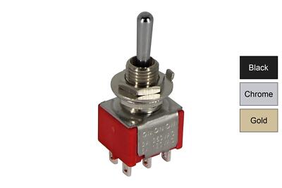 Mini Toggle Switch 3-way On-On-On Round Lever