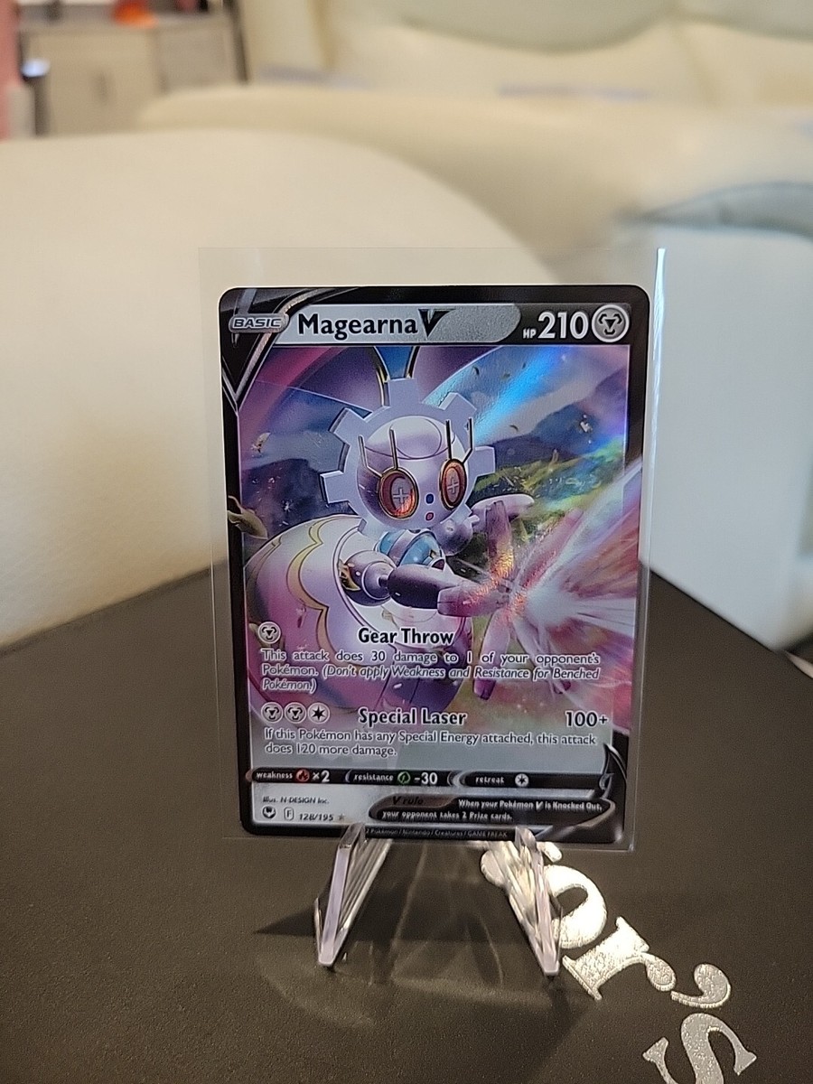 magearna v pokemon card price Pokemon TCG Magearna V Silver Tempest 128/195 Holo Ultra Rare