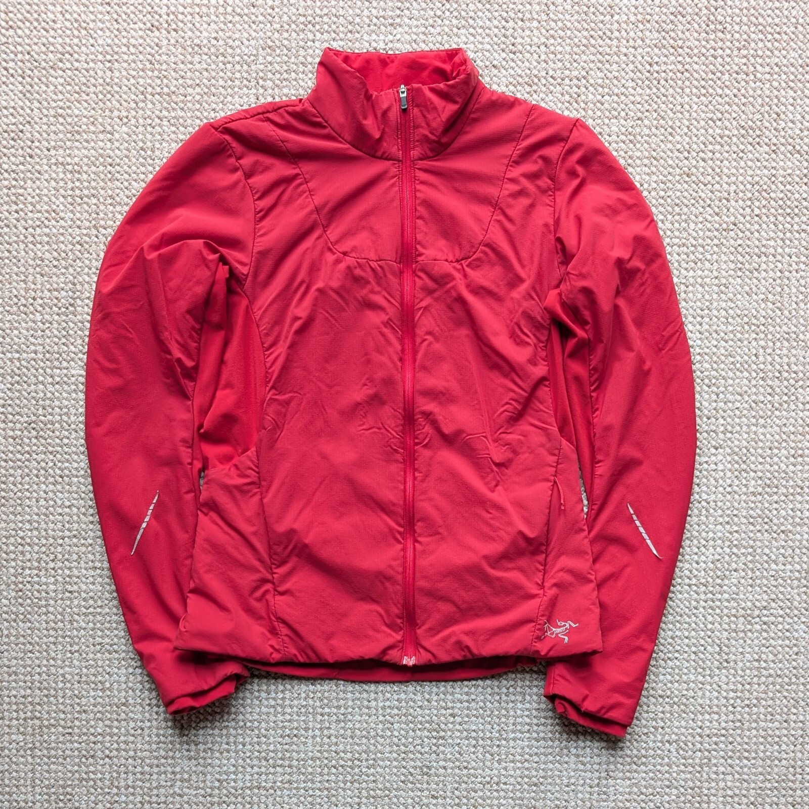 Arc'teryx Gaea Giacca da Corsa Piumino Sintetico Rosso Donna Small #ARC295