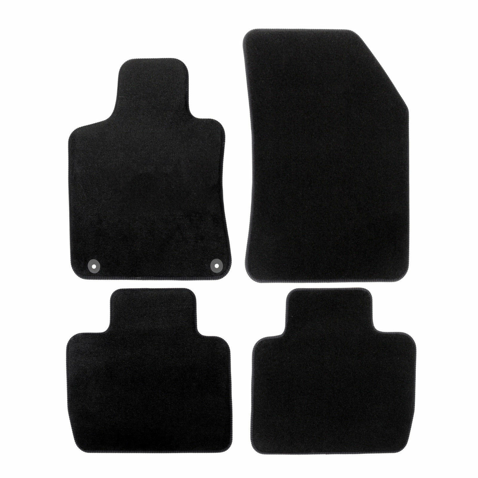 Tapis de sol Peugeot 508 en velours noir idéal pour vos trajets quotidiens