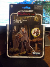 Star Wars Vintage The Mandalorian Ahsoka Tano & Grogu DELUXE  BRAND NEW