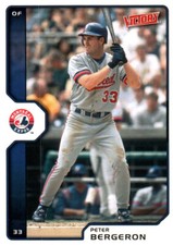 Peter Bergeron OF Expos Upper Deck Victory Baseball Card #360 2002