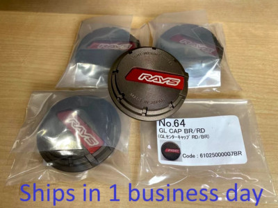 RAYS gram LIGHTS Center Cap 57CR 57DR 57G 57D 57C 57S XTC 57FXZ 57ANA BR/RED 4PC