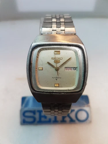 Vintage Square   Mens Seiko 5 Automatic 6309-521A  Watch