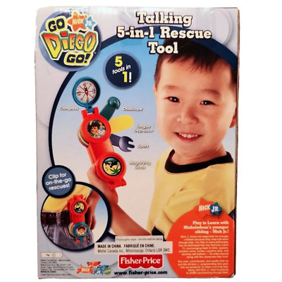Go Diego Go Electronic Talking 5-in-1 Rescue Tool Factory Sealed