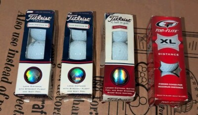 6 Titleist Tour Distance SF 3 Tour Distance 3 Top Flight xL Golf Balls Lot