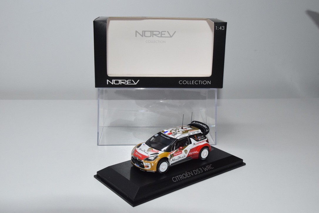 Norev 1:18 Citroën DS3 WRC N°1 - Rallye Monte-Carlo 2015 (Sébastien Loeb) - Neuve