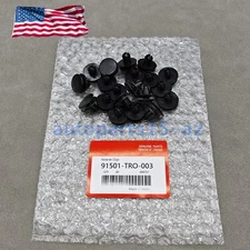 New 20PCS  Fender Push Type Retainer Clips 91501-TRO-003  For Honda Acura USA