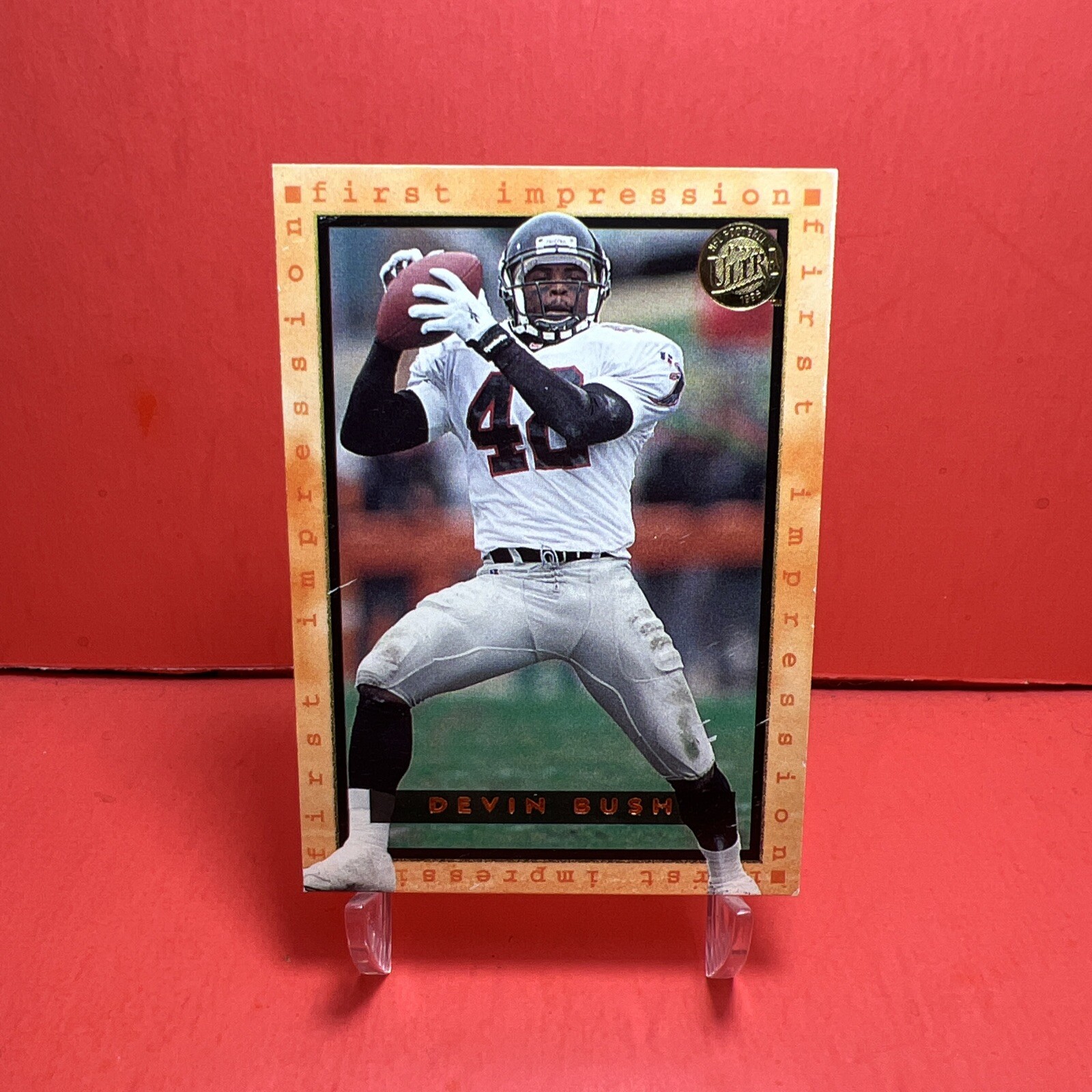 1996 Fleer Ultra Football Devin Bush #181 EX🦄