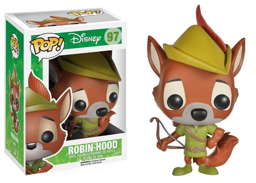 2014 Funko Disney ROBIN HOOD Pop! Vinyl Figure #97 (VAULTED) Brand New