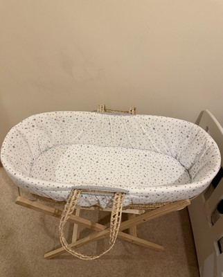 Matelas Pour Couffin Clair De Lune - Dimensions 74 X 28 Cm - Ferme Et Lavable - Pour Nouveau-nés De 0 à 6 Mois