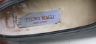 Bruno Magli Caiman Crocodile Black Brown Leather Penny Loafer Dress Shoe SZ 8M — photo 9
