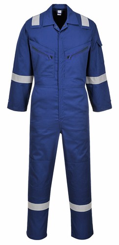 Portwest C814 Iona Cotton Heavy Duty Work Overalls with Reflective Safety Tape - Picture 5 of 6