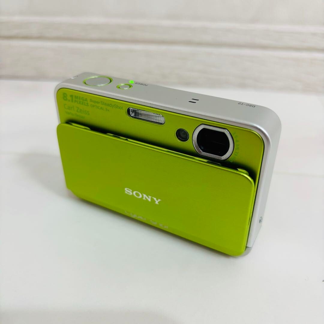 SONY Cyber Shot DSC-T2 green Compact Digital Camera From
