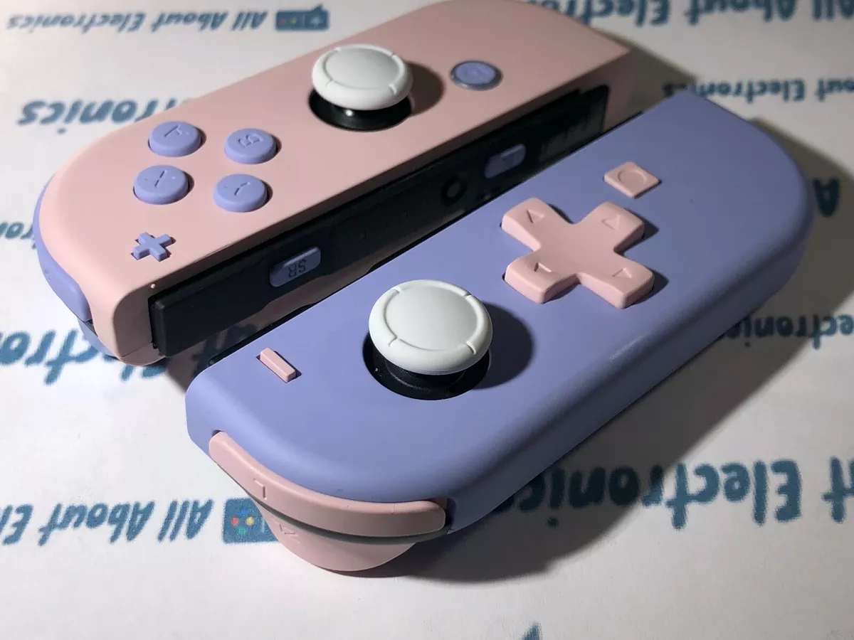 Custom Pastel Purple and Blue Nintendo Switch Joy-con Joycon Controllers 