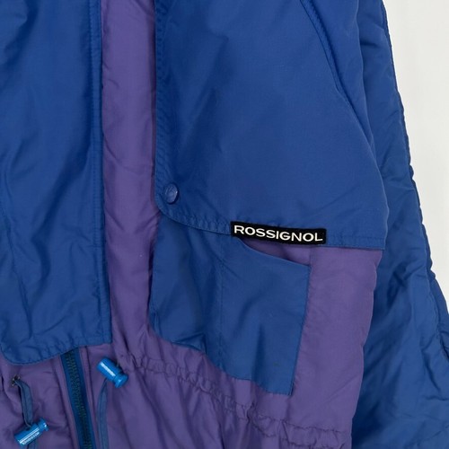 Rossignol Ski Jacket Mens Extra Large Blue Snow Winter Full Zip Outdoor - Picture 2 of 9