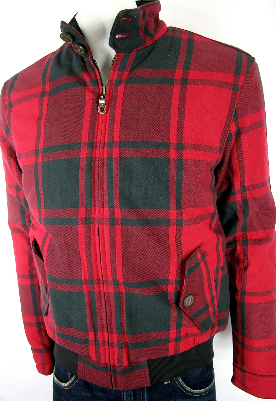 Levi's Red Plaid Quilted Jacket  Standard Fit Levi Strauss & Co Levis