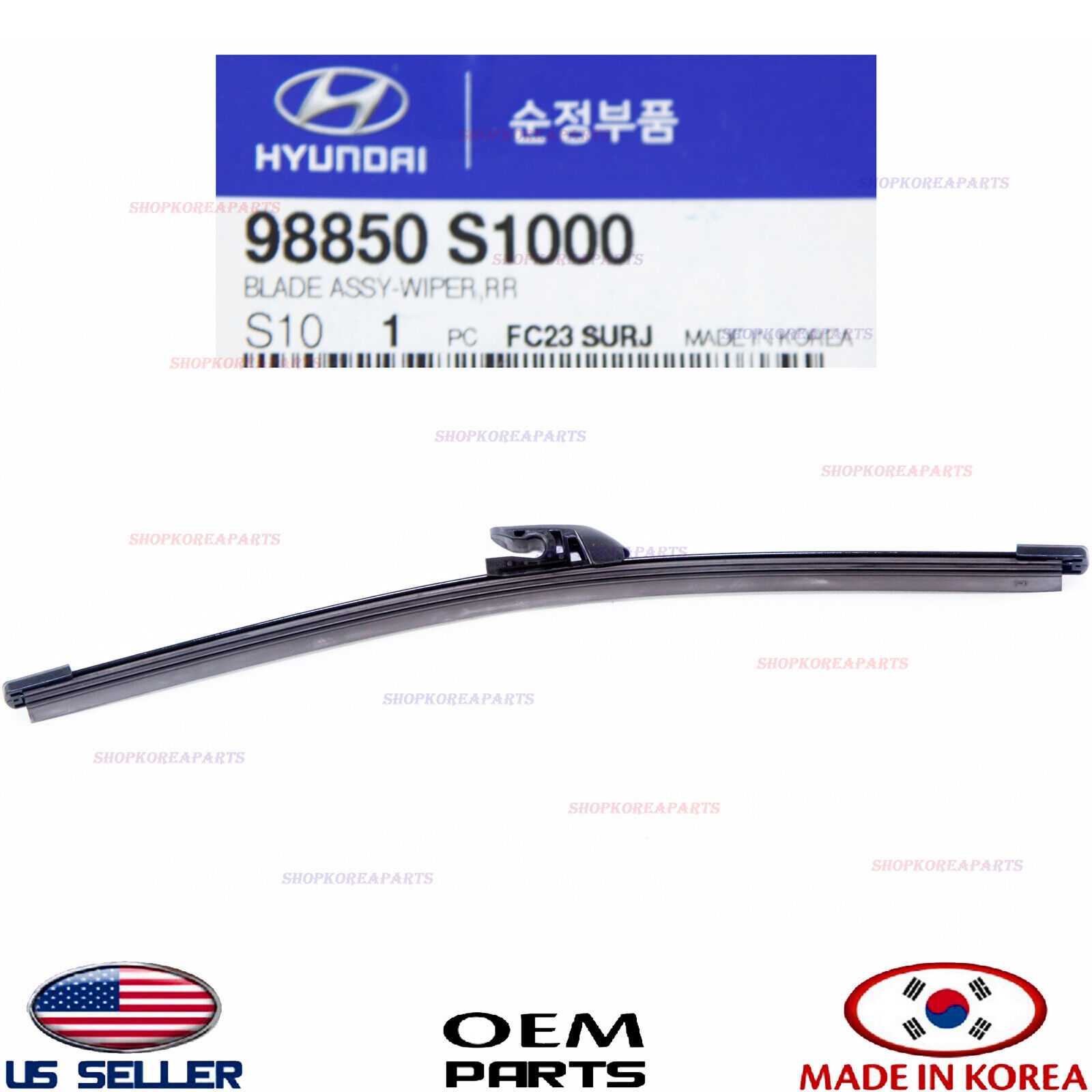 Genuine Rear Wiper Blade ⭐OEM⭐ HYUNDAI 98850S1000