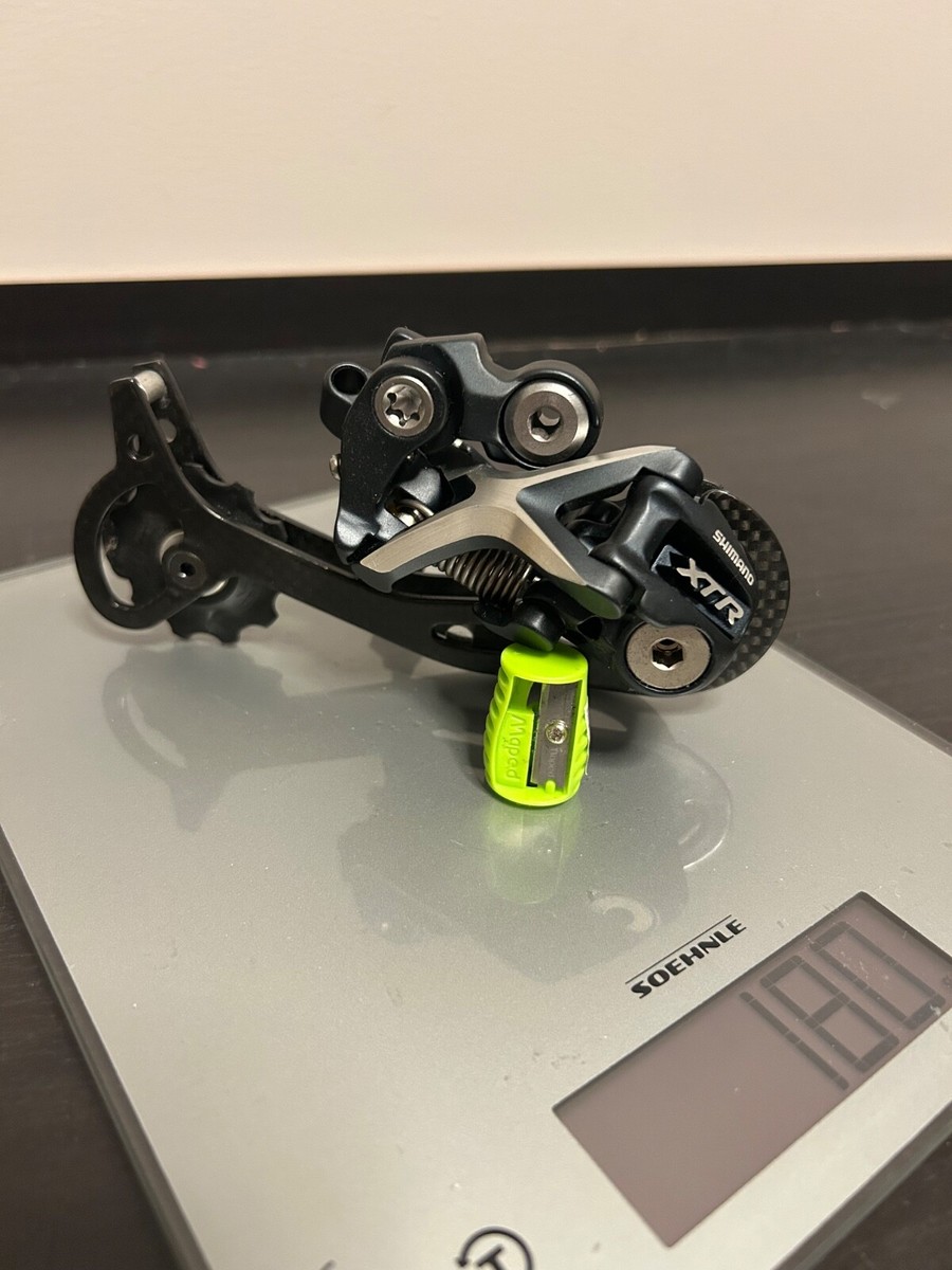 NOS Shimano XTR RD-M972 Rear Derailleur 3x9s Carbon Long Cage NEW