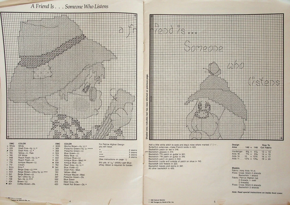 Precious Moments The Lord Is My Shepherd Cross Stitch Pattern By Gloria & Pat - Image 3 of 4