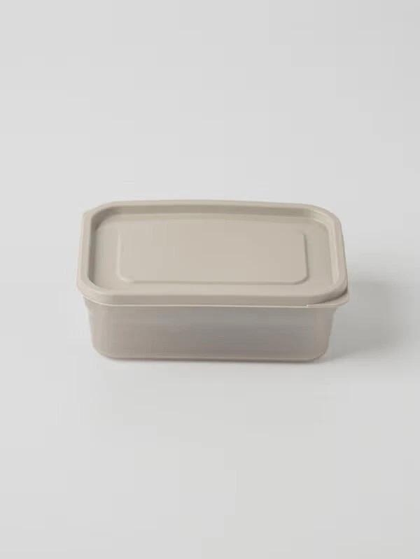 Flexible Storage Container 600ml Gray Modular Freezer Safe BPA Free Korea 4packs