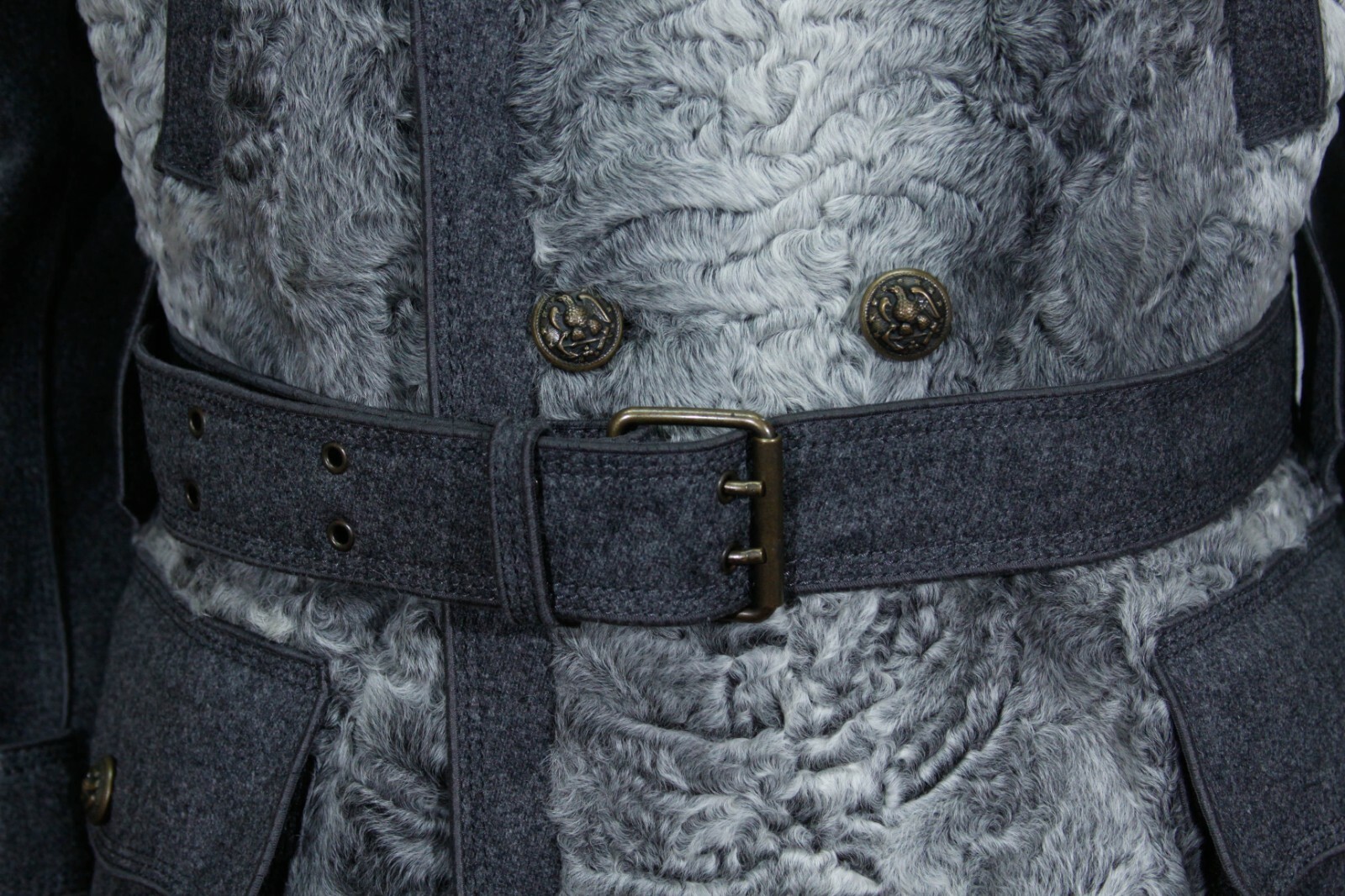 Authentic D&G Dolce&Gabbana  Men's lamb wool coat. US 46 Made in italy image 5