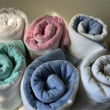 8 PC Premium Terry Backed Lightweight Turkish Bath Beach Towels 30X60" Retail 65