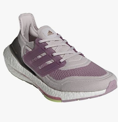 Adidas Women s Ultraboost 21 Ice Purple- Left Shoe Size 6, Right Shoe Size 6.5