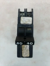 FPE NC240  40 amp 120/240 volt 2 pole stab-lok thin circuit breaker W#
