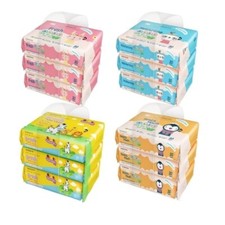 12x Baby Soft Wipes Fresh/Moisturizing/Unsented/Hands  Mouth 20s