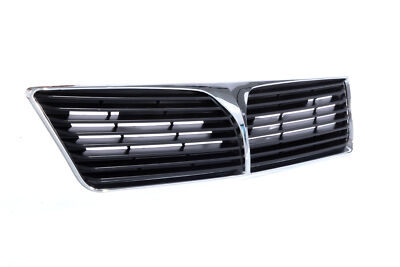 パーツ Mitsubishi chrome Grille Chrome Grille w/Black Insert Assembly Replacement Fit 02-03