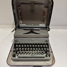 Vintage RARE 1950s Hermes 2000 Manual Typewriter See Description thumbnail