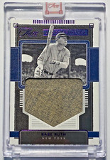 2022 Three & Two Baseball JS-BR BABE RUTH JUMBO SWATCHES GAME USED Authentic 2/2