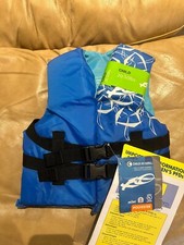 Exxel Child (30lbs-50lbs) Life Vest USCG Approved Adjustable Straps ~ NWT