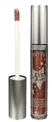 6 × Technic Cosmetics UK Eye Shine - LIQUID SHIMMER EYESHADOW 4ml - VEGAN - Sparkle