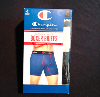 Mens Champion Boxer Briefs XL