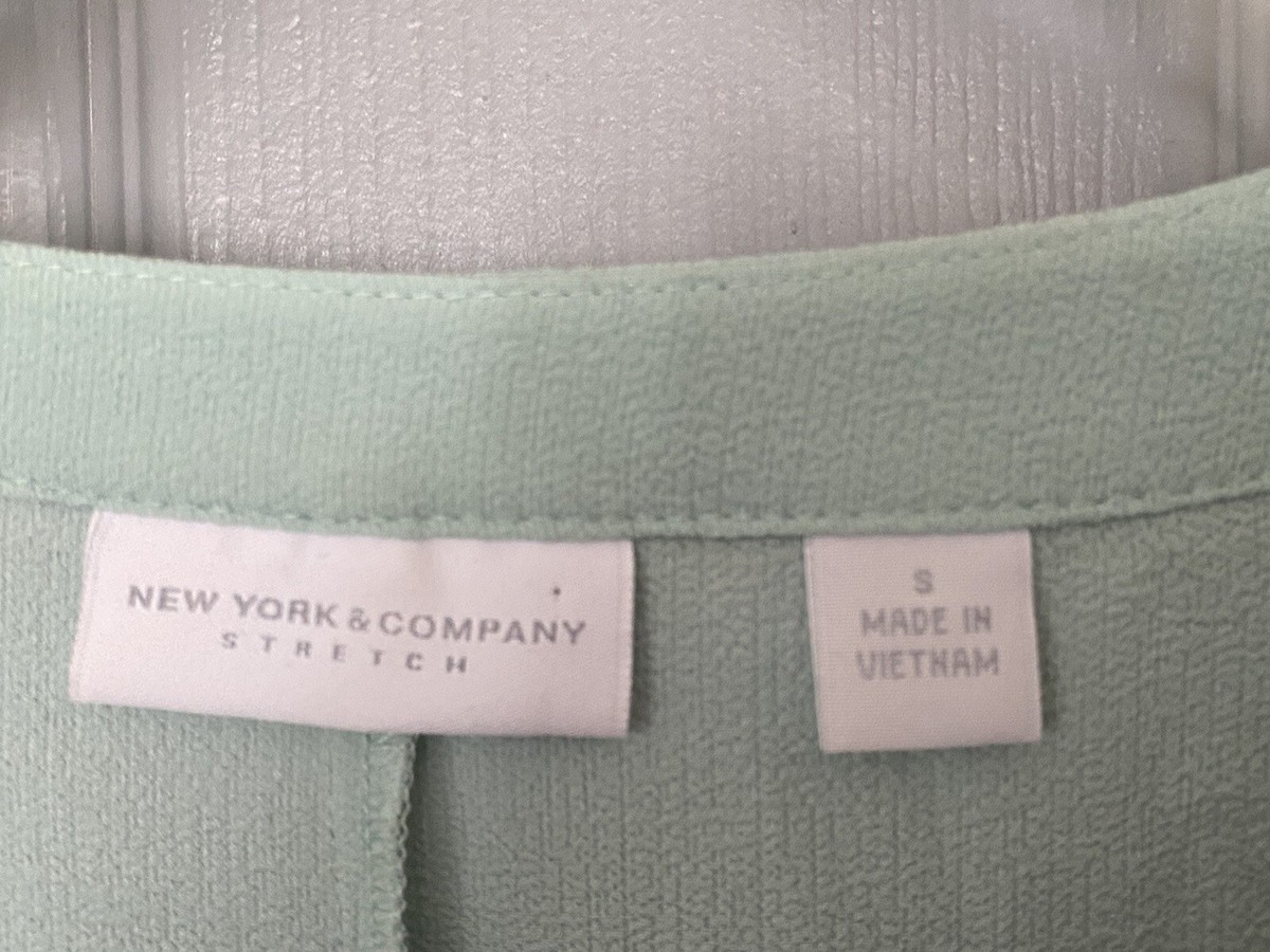Mint Green New York & Company blouse View 2