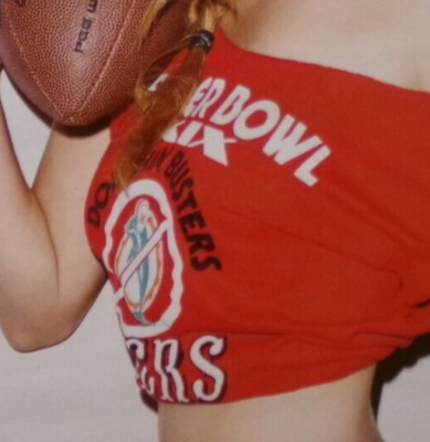SUPER BOWL XIX 49ERS BEAT DOLPHINS SEXY MODEL CLAIRE COFFEE MAXIM