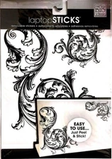 Me And My Big Ideas Laptop Removable Stickers Floral Design