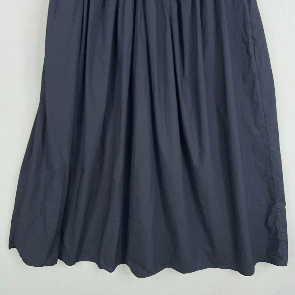 COS Dress Womens XS Maxi Pockets Minimalist Asymmetric Waist Pleated Volume - Image 3 of 4