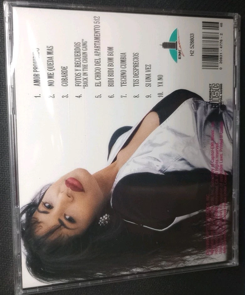 Selena Amor Prohibido CD (1994, EMI, Latin Capitol Records) Foto 2 de 2