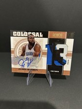2011 Panini National Treasures Basketball Colossal Patch Auto James Harden /25