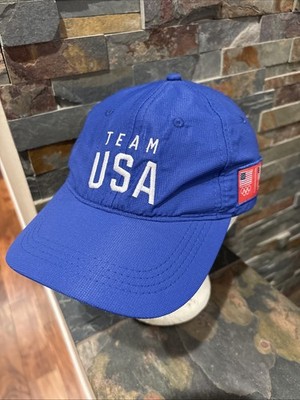 Team USA Olympics Hat Team Apparel Unisex Adjustable Blue